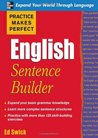 Practice Makes Perfect English Sentence Builder (Practice Makes Perfect Series)