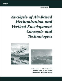 Analysis of Air-Based Mechanization and Vertical Envelopment Concepts and Technologies