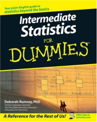 Intermediate Statistics For Dummies (Math & Science)