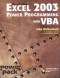 Excel 2003 Power Programming with VBA