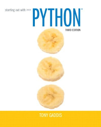 Starting Out with Python (3rd Edition)