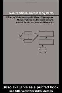 Nontraditional Database Systems (Advanced Information Processing Technology, 5)