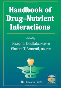 Handbook of Drug'Nutrient Interactions (Nutrition and Health)