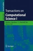 Transactions on Computational Science I (Lecture Notes in Computer Science)