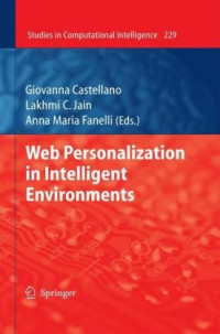 Web Personalization in Intelligent Environments (Studies in Computational Intelligence)