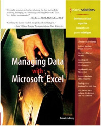 Managing Data with Excel (Business Solutions)
