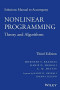 Solutions Manual to accompany Nonlinear Programming: Theory and Algorithms