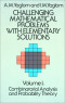 Challenging Mathematical Problems With Elementary Solutions, Vol. 1