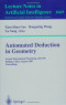 Automated Deduction in Geometry: Second International Workshop, ADG'98, Beijing