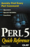 Perl 5 Quick Reference (Quick Reference Series)