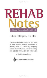 Rehab Notes: A Clinical Examination Pocket Guide (Davis Notes)