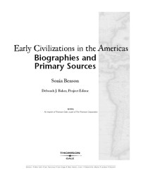 Early Civilizations In The Americas (Early Civilizations in the Americas Reference Library)