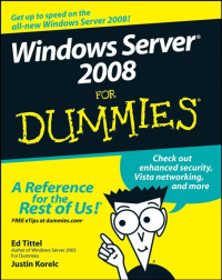 Windows Server 2008 For Dummies (Computer/Tech)