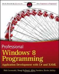 Professional Windows 8 Programming: Application Development with C# and XAML