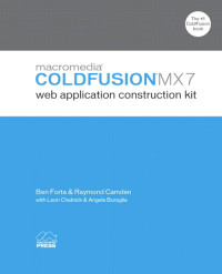 macromedia® COLDFUSION® MX 7 Web Application Construction Kit