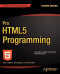 Pro HTML5 Programming (Professional Apress)