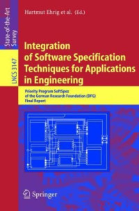 Integration of Software Specification Techniques for Applications in Engineering