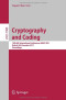 Cryptography and Coding: 13th IMA International Conference, IMACC 2011, Oxford, UK, December 2011