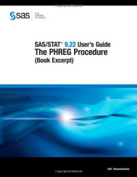 SAS/STAT 9.22 User's Guide:: The PHREG Procedure (Book Excerpt)