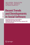 Recent Trends and Developments in Social Software: International Conferences on Social Software