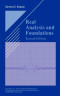 Real Analysis and Foundations, Second Edition (Textbooks in Mathematics)