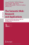 The Semantic Web: Research and Applications: 8th Extended Semantic Web Conference, ESWC 2011