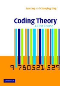Coding Theory: A First Course