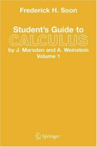 Student's Guide to Calculus I