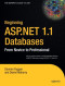 Beginning ASP.NET 1.1 Databases: From Novice to Professional