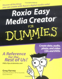 Roxio Easy Media Creator For Dummies