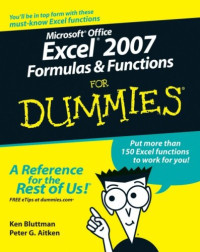 Microsoft Office Excel 2007 Formulas & Functions For Dummies (Computer/Tech)