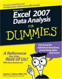 Excel 2007 Data Analysis For Dummies (Computer/Tech)