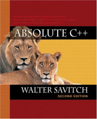 Absolute C++ (2nd Edition) (Savitch Series)
