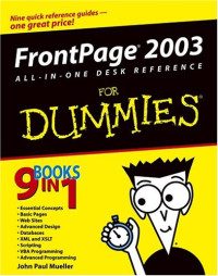 FrontPage 2003 All-in-One Desk Reference For Dummies (Computer/Tech)