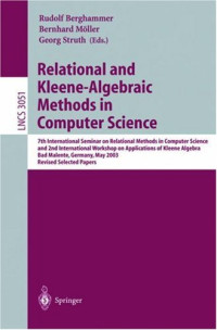 Relational and Kleene-Algebraic Methods in Computer Science: 7th International Seminar on Relational Methods in Computer Science