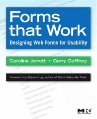 Forms that Work: Designing Web Forms for Usability (Interactive Technologies)