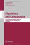 Algorithms and Computation: 20th International Symposium, ISAAC 2009, Honolulu, Hawaii