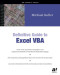 Definitive Guide to Excel VBA
