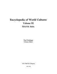 Encyclopedia of World Cultures: South Asia