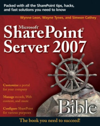 Microsoft SharePoint Server 2007 Bible