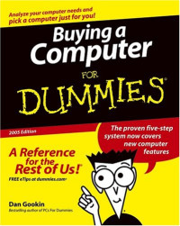Buying a Computer for Dummies, 2005 Edition