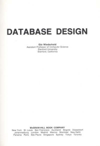 Database Design (Mcgraw Hill Computer Science Series)