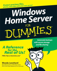 Windows Home Server For Dummies (Computer/Tech)