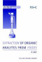 Extraction of Organic Analytes from Food: A Manual of Methods