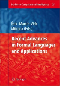 Recent Advances in Formal Languages and Applications (Studies in Computational Intelligence)