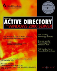 Managing Active Directory for Windows 2000 Server (Syngress)