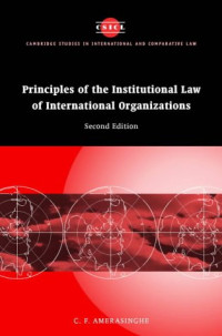 Principles of the Institutional Law of International Organizations (Cambridge Studies in International and Comparative Law)